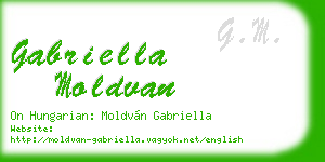 gabriella moldvan business card