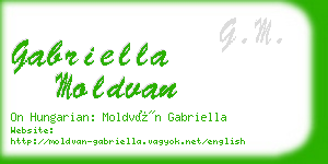 gabriella moldvan business card